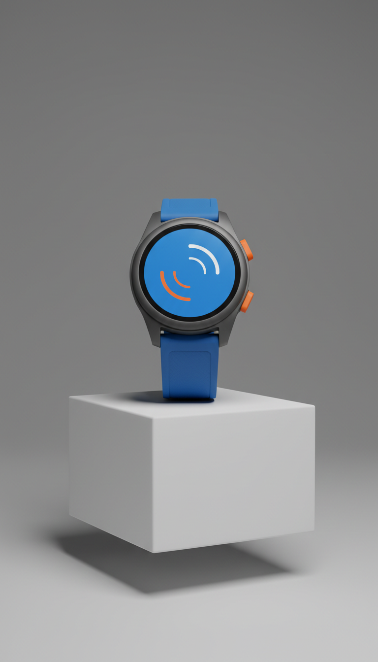 Sport Smart Watch in Electric Blue